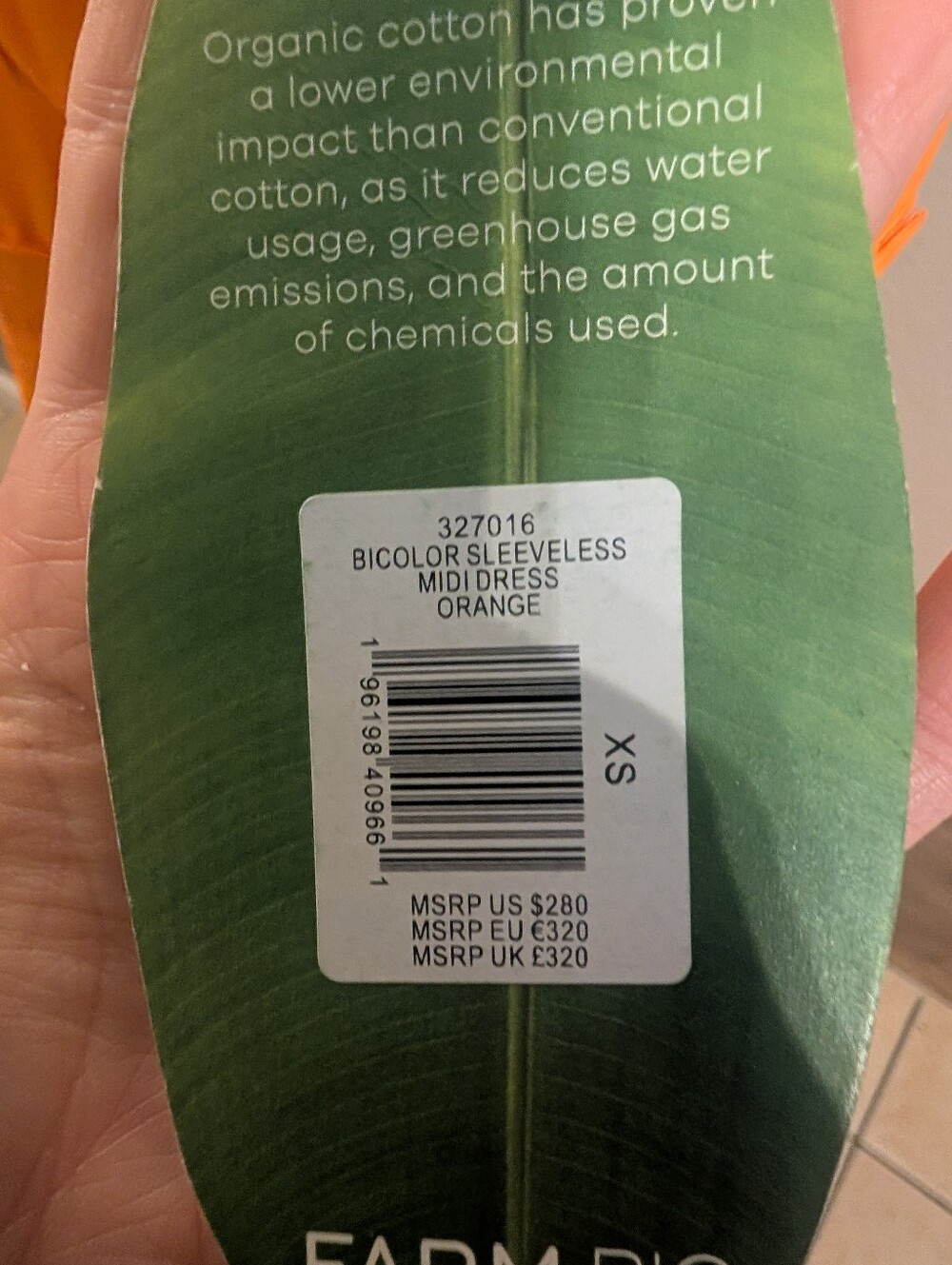 Farm Rio Orange Midi Sundress - Picture 2 of 5